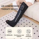 2025 New Arrival Cordless Legs And Feet Air Massage Therapy Recovery Boots Circulation Air Compression Full Leg Massager Machine