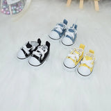 Hand-made Doll Shoes Replacement 4.5cm Doll Replacement Accessories Multiple Styles DIY Canvas Shoes for 15CM Cotton Doll