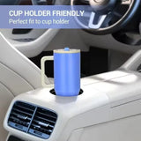 40 oz Insulated Tumbler with Handle Straw Double Wall Vacuum Leakproof Thermal Iced Travel Mug Hot Drink Coffee Cup with Lid