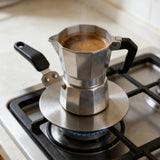 New Mocha Pot Heat Diffuser Plate - Ceramic Coffee Pot/Glassware Heat Conductive Disk for Induction Cooktop, Outdoor Stainless