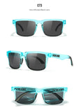 KDEAM New Arrivals Fashion Square Polarized Sunglasses For Men And Women Fishing Sun Glasses Colorful Lens With Hard Case