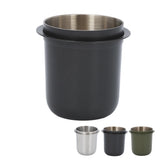 Coffee Dosing Cup 150ml 58mm Stainless Steel Coffee Dosing Cup Powder Feeder Part for Espresso Machine Coffeeware Accessories