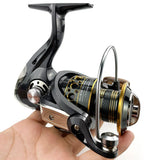 Spinning Fishing Reel 2000-7000 All Metal Spool 8-10KG Power Hard Gear Light & Tough Body Smooth Long Casting Coil