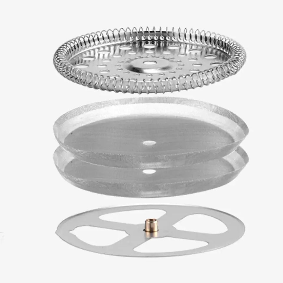 3Pcs Reusable Coffee Press Filters French Press Replacement Filters Mesh 350/800/1000ml Coffeeware Accessories