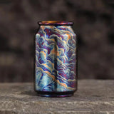Titanium Alloy Cola Can Titanium Holy Grail Paracord Beads Knife Lanyard Bead Fidget Spinner Push Slider EDC Accessories