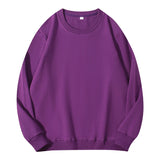 Autumn O-Neck Cotton Women's Sweatshirt Hoodies Basic Loose Casual Women Pullover Solid Sweatshirt Ladies Tops Factory Wholesale