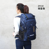 50L Waterproof Hiking Camping Travel Backpack Men Women Outdoor Large Capacity Mountain Climbing Bag Oxford Luggage Rucksack