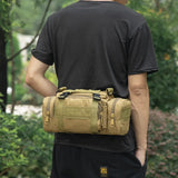 Outdoor Hiking Waist Bag 600D Waterproof Oxford Climbing Shoulder Bags Fishing Camping Hiking Pouch Chest Bag