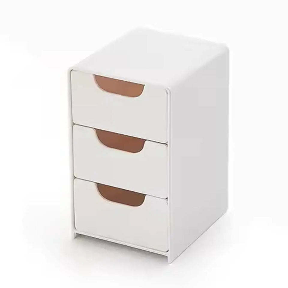 Mini Storage Box Small Drawer Storage Box Layered Grid Drawer Style Storage Box Tier Desk Organizer With Drawers
