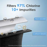 Replacement Water Filter for GE XWFE Refrigerator Compatible NSF ANSI 42 Certified Water Filter No Chip Technology Pack of 3
