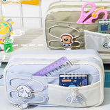 High Quality Nine Layer Pen Bag Large Capacity Multifunctional Pencil Case Dirt-proof Stationery Organizer Students