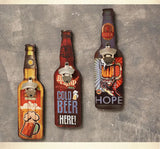 Bottle Opener Restaurant Wall Creative Decoration Item Bar Restaurant Barbecue Shop Hanging Piece Unique Bottle Opener