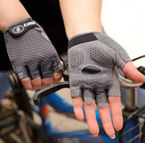 Spring and Summer Breathable Children's Half Finger Cycling Gloves Outdoor Sports Anti Slip and Wear-resistant Protective Gloves