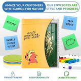 50/30/20/10PCS Kraft Bubble Mailers Envelopes Bags Yellow Seal Adhesive Shipping Bag Waterproof Mailing Business Gift Packaging