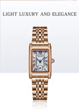 Sanda 1116 New Fashion Elegant Women's Analog Quartz Watch, Rectangle Dial, Water Resistant Business Wristwatch