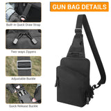 Concealed Carry Bag Tactical Crossbody Sling Backpack Shoulder Gun Holster Bag Chest Pack EDC Pouch Pistol Holster Bag Hunting