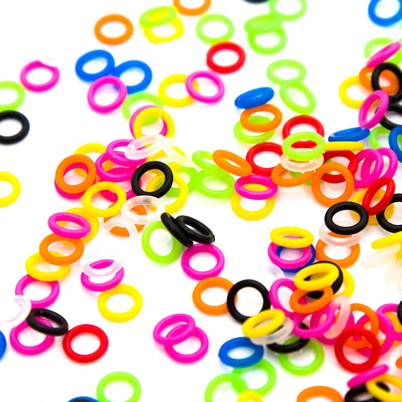New 108pcs Silicone O Ring Switch Dampeners Damper Shock-Absorbing Silence Under Key Caps For Mechanical Keyboard