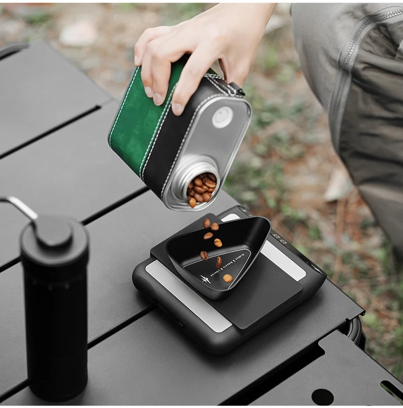 MHW-3BOMBER Coffee Bean Dosing Cup and Spray Bottle Set Dosing Tray 10ML Static Reducing Bean Spritzer Kit Coffee Accessories