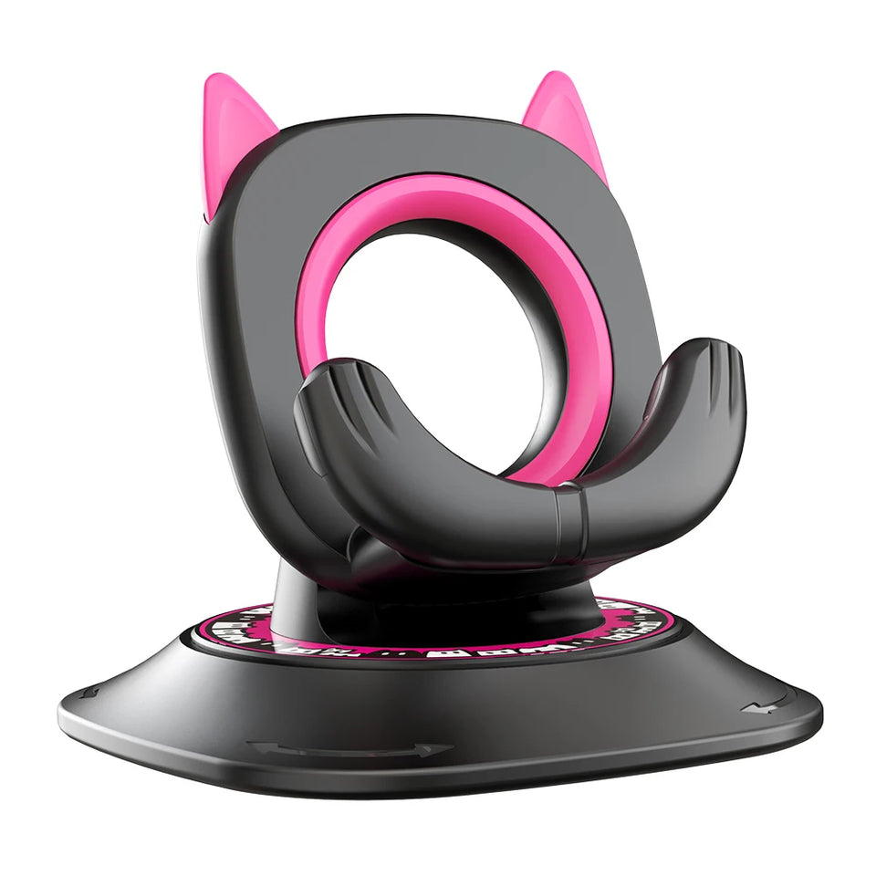 360 Degree Rotating Non-Slip Car Phone Holder Mat Dashboard Cell Phone Stand Compatible with All Smartphones