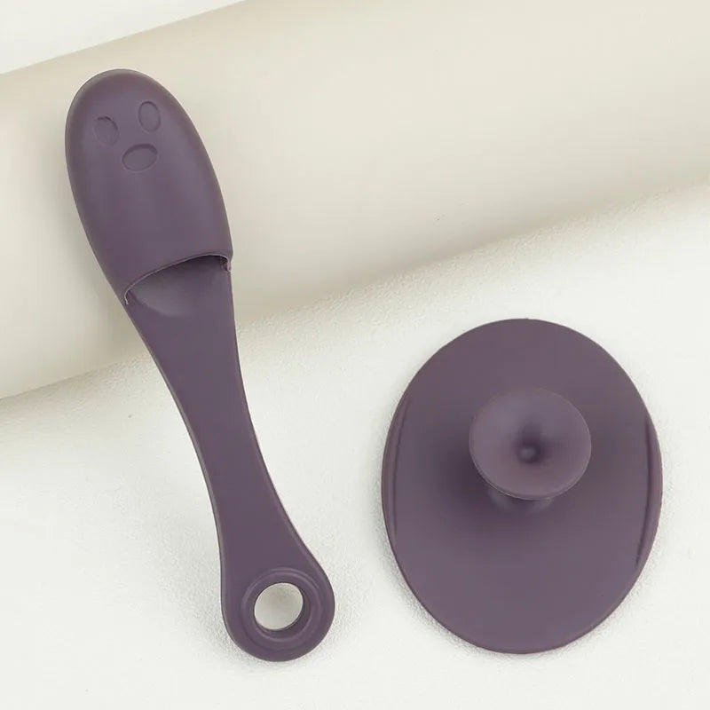 2pcs Silicone Face Scrubber Face Massage Brush Skin Care Pore Cleaner Brush Cleansing Face Brush XLS01