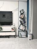 Modern Living Room Decor Iron Art Shelf Office Study Bookcase Multi-layer Storage Rack for Organizing Books And Decorations