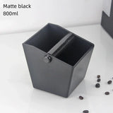 Coffee Knock Box Espresso Grounds Container Coffee ABS Bucket Anti Slip Powder Beveled Residue Barista Accessories Maker Tools