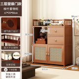 Multifunctional Furniture with Drawers & Shelves, Kitchen Cupboard, Living Room Storage Organizer, Tea Table Cabinet