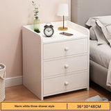 Firm Household Goods Bedside Table Modern Minimalist Bedroom Small Storage Rack Mini Storage Cabinet Bedside Storage Cabinet