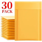 10-50Pack Kraft Bubble Mailers Self-Sealing Paper Envelopes Waterproof Cushioned Padded Foam Shipping Bags for Packaging