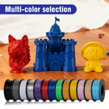 KINGROON 5KG(11LBS) PLA PETG HS-PLA HS-PETG Filament 1.75mm High Speed 3D Printer Material Matte PLA 1kg*5 Roll Mix Color New