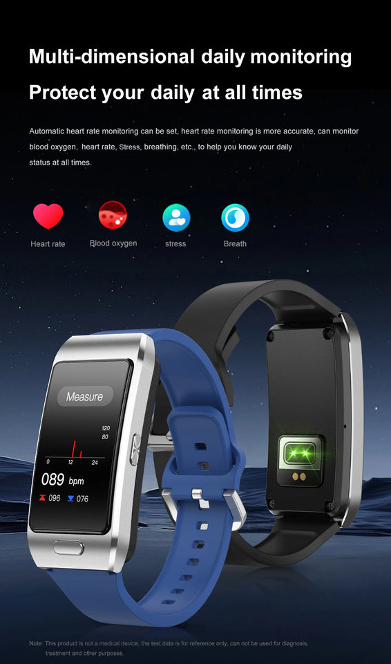 LIGE Smart Watch 2 In 1 TWS Headset 1.57" Men Women GPS Sports Fitness ECG Heart Rate Watches Bluetooth Call Music Smartwatch