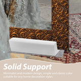 Floor Standing Mirror Support 1Pc Full Length Large Base 25x8 Wood Stand Display Holder Anti Slip Pad Modern Storage Tool