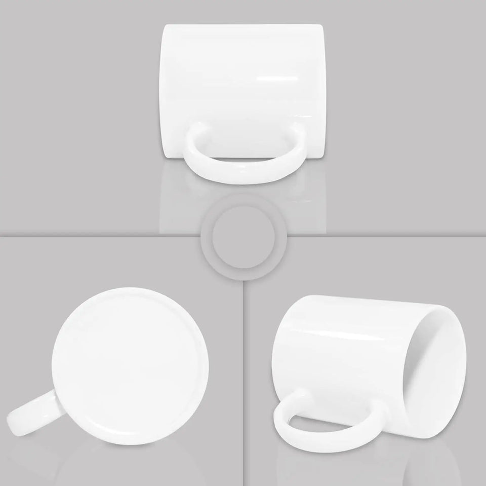 Set of 36 Sublimation Blanks Dishwasher Safe White Ceramic Coffee Mugs 11oz for Milk Tea Cola Water