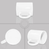 Set of 36 Sublimation Blanks Dishwasher Safe White Ceramic Coffee Mugs 11oz for Milk Tea Cola Water