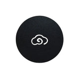 8 pcs Felt Coasters Creative Round Water Absorbent Heat Resistant Coffee Mats For Kitchen Office Bar Table Black