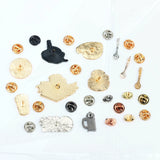 for Barista Vintage Rose Tea Latte Americano Pines Coffee Machine Mini Coffee Bean Badge Jewelry Coffee Collection Enamel Pins