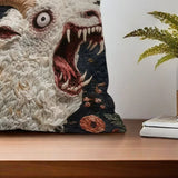 Pooky Goat Face 2D cushion cover For Pillow Printing Sofa Decoration Home Car Room Coffee Shop Office Nordic Simplicity