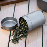 Tea Storage Bottle Titanium Portable Tea Box Outdoor Portable Camping Coffee Can