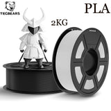 TECBEARS pla 3D filament Printer PLA 2KG 1.75mm ±0.02mm Environmentally friendly, smooth and bubble-freefilament FDM DIY Gift