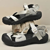 Summer New Handmade  Sandals Leisure Beach Shoes For womens  Outdoor Wading Shoes Man Breathable Casual Anti-collision Toe Flats