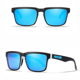 KDEAM New Arrivals Fashion Square Polarized Sunglasses For Men And Women Fishing Sun Glasses Colorful Lens With Hard Case