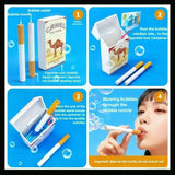 Portable Bubble Cigarette Box - Funny Prank Gag Gift for Adults, Outdoor Party & Office Decompression Toy
