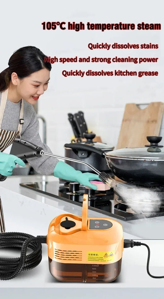 Portable Handheld Steam Cleaner Multifunctional High Presssure Steam Cleaning machine For Air Conditioner Kitchen Hood Car 220V