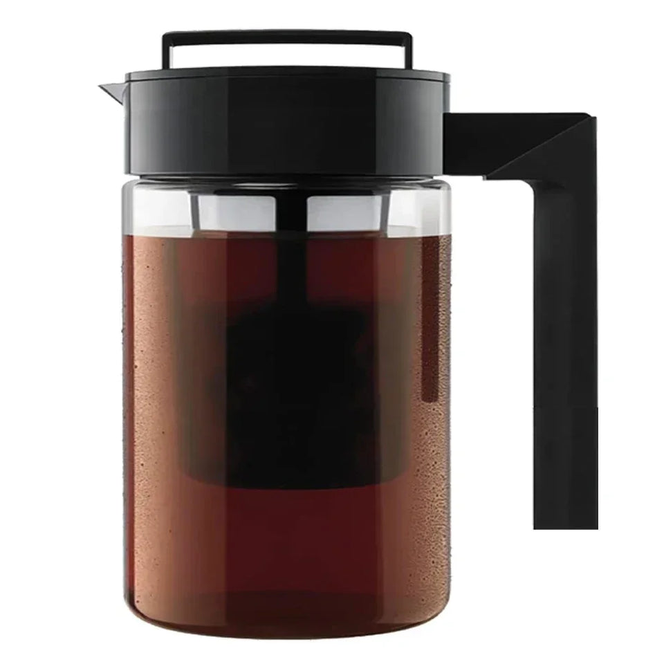 900ML/1300ML/2000ML Cold Brew Iced Coffee Maker With Coffee Filter and Handle