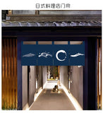 Japanese Doorway Curtain Izakaya Restaurant Kitchen Decoration Small Curtain Japanese Restaurant Sushi Shop Decor