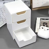 Mini Storage Box Small Drawer Storage Box Layered Grid Drawer Style Storage Box Tier Desk Organizer With Drawers