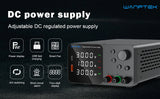 Wanptek Adjustable DC power supply 30V 5A 10A 60V 5A 120V 3A 160V 2A Lab Bench Power Source Stabilized Voltage power supply