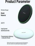 Fast Wireless Charger Pad Stand for iPhone 16 15 14 Samsung Xiaomi Earphone Phone Chargers Induction Wireless Charging Station