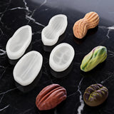 Large Size Peanut Pistachio Pecan Coffee Bean Mousse Cake Silicone Mold Chocolate Dessert Baking Mold Handmade Candle nut Mold