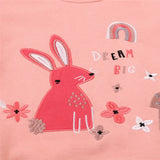 Jumping Meters 2-7T New Arrivals Girls Sweatshirts Bunny Applique Toddler Clothing Hooded Tops Autumn Spring Baby Costume